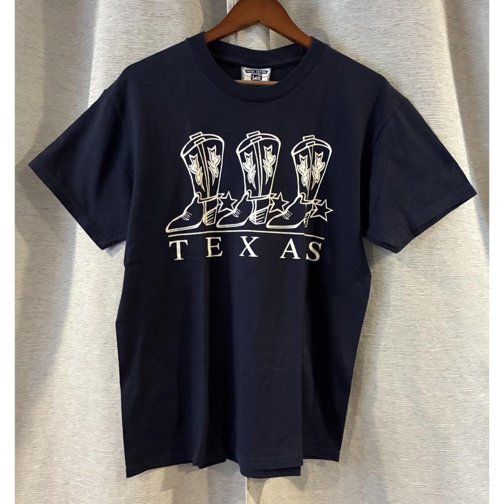 Vintage Fritz and Luca Texas Boots T- Shirt LEE Size Medium